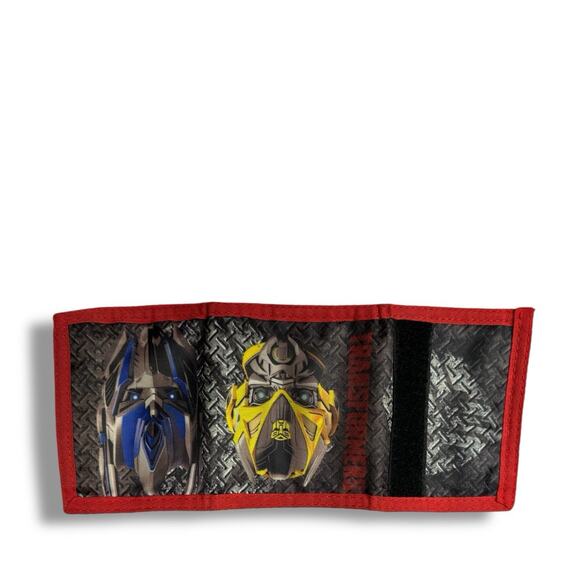Transformers Wallet Tri-fold Optimus Prime Bumblebee Kids Card Bill Holder Robot - Picture 4 of 11